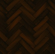 Dark wooden floor realistic chevron parquet seamless background