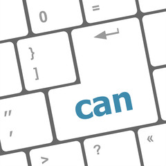 Poster - can key on computer keyboard button