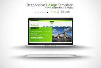 Poster - Modern devices mockups fpr your business projects.