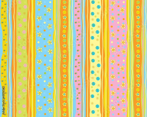 Naklejka na szybę Vector cute seamless pattern.