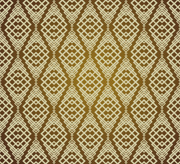 Aufkleber - Seamless Brown Retro Pattern Background