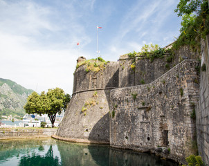 Wall Mural - Stone Walls and Bay in Kotor