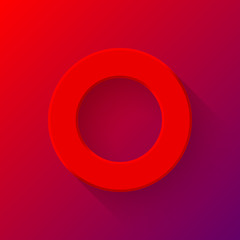 Poster - Red Abstract Technology Volume Button Template