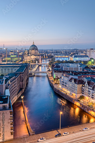 Naklejka - mata magnetyczna na lodówkę Berlin