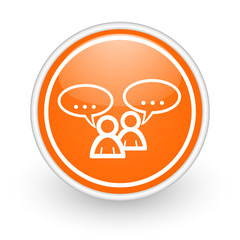 Fototapete - forum icon