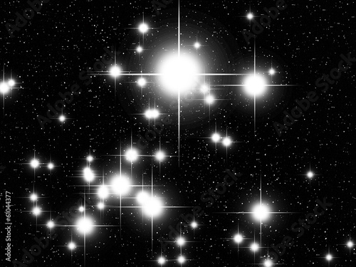 Fotografía Canis Maior constellation with Sirius