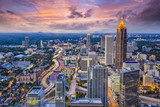 Fototapeta Miasto - Atlanta, Georgia Skyine