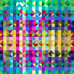 Aufkleber - Abstract triangular geometric background, stylish design