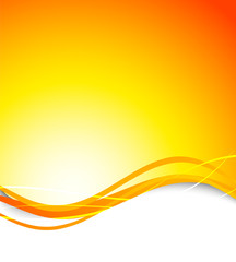 Aufkleber - Abstract orange background