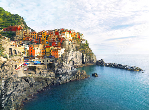 Naklejka na drzwi Manarola