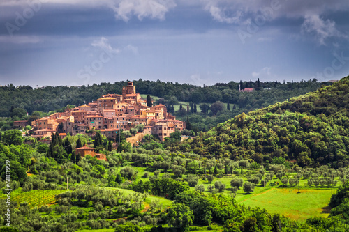 Small ancient city in Tusca...