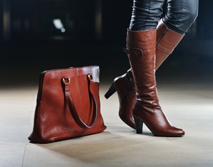 Modern handmade craft product of fashion leather