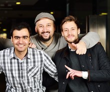 Three Friends Portrait Of Different Ethnicities