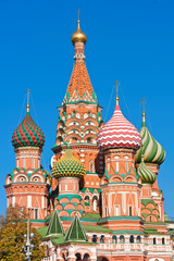 Canvas Print - Saint Basil Cathedral  in Moscow