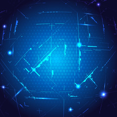 Poster - Abstract technology background