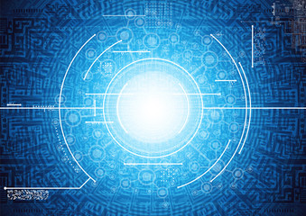 Poster - Abstract technology background
