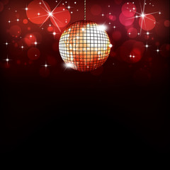 Canvas Print - Disco Night Background