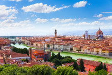 Arno River And Florence Panorama