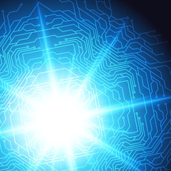 Poster - Computer circuit board