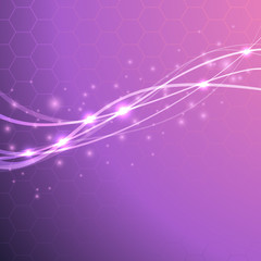 Wall Mural - Speed waves - bright background with sparkles