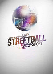 Wall Mural - Baketball background