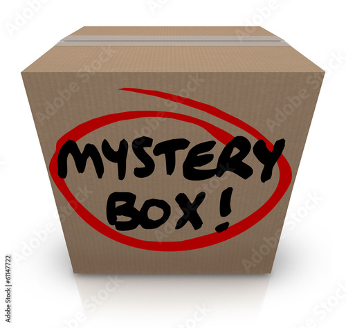 Stampe Mystery Cardboard Box Shipment Package Classified Contents