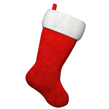 3d Illustration Of A Christmas Stocking