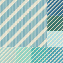Seamless Green Blue Diagonal Stripes Pattern