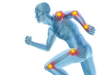 conceptual human pain anatomy