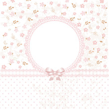 Baby Pink Flower Background
