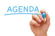 Agenda Blue Marker