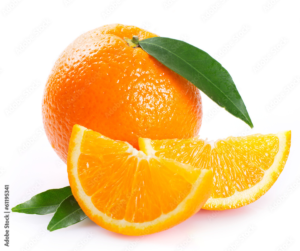 Obraz na płótnie Fresh orange w salonie