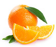 canvas print picture - Fresh orange