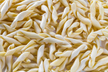 Background of raw Strozzapreti