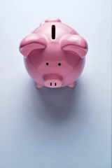 Wall Mural - Pink ceramic piggy bank