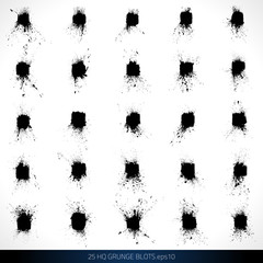 Wall Mural - 25 HQ GRUNGE BLOTS