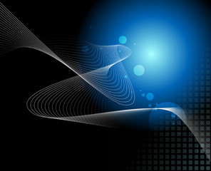 Poster - Blue fantasy background