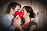 Fototapeta Panele - love heart couple