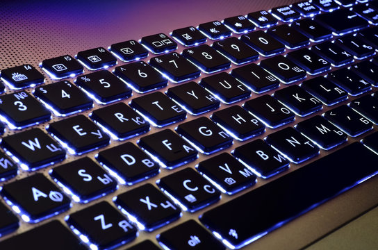 Illuminated keyboard