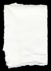 Torn blank paper with copy-space