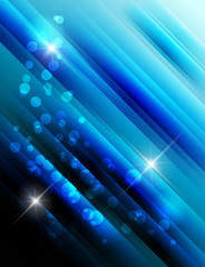 Poster - Blue stylish background