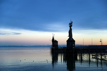 Wall Mural - Hafen in Konstanz - Bodensee - Deutschland