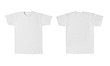 white t shirt template cotton fashion