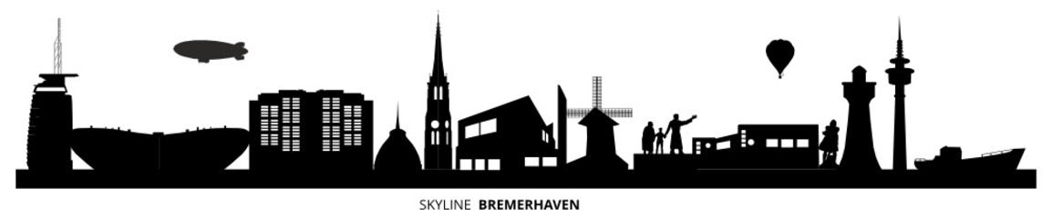 Wall Mural - Skyline Bremerhaven