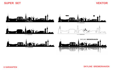 Wall Mural - Skyline Bremerhaven