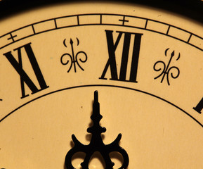 Old clock face