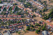 flood-destroyed town/village