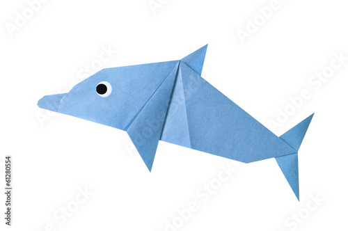 Origami Dolphin Buy This Stock Photo And Explore Similar