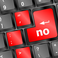 Poster - No button on Modern Computer Keyboard keys