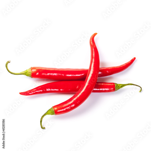 hot pepper on a white background